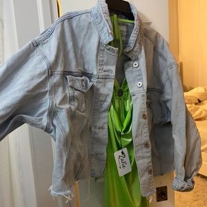 COTTON ON jean jacket cropped